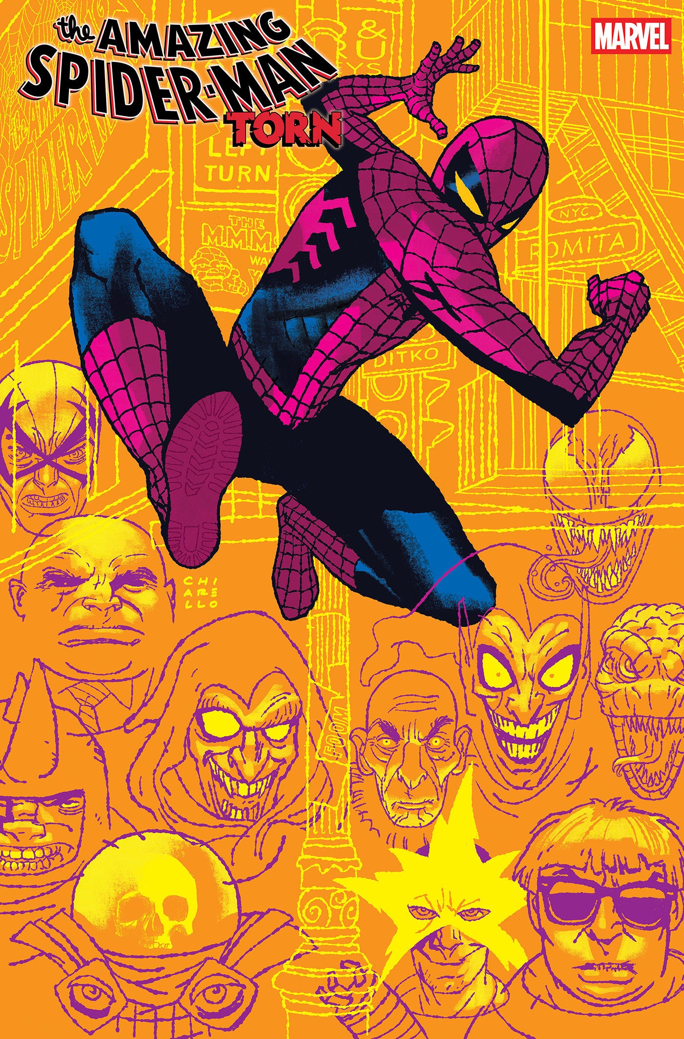 AMAZING SPIDER-MAN: TORN #1 MARK CHIARELLO VARIANT 1:25