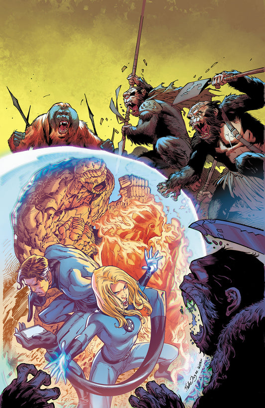 PLANET OF THE APES VS. FANTASTIC FOUR #1 NETHO DIAZ RATIO VIRGIN 2ND PRINTING VARIANT