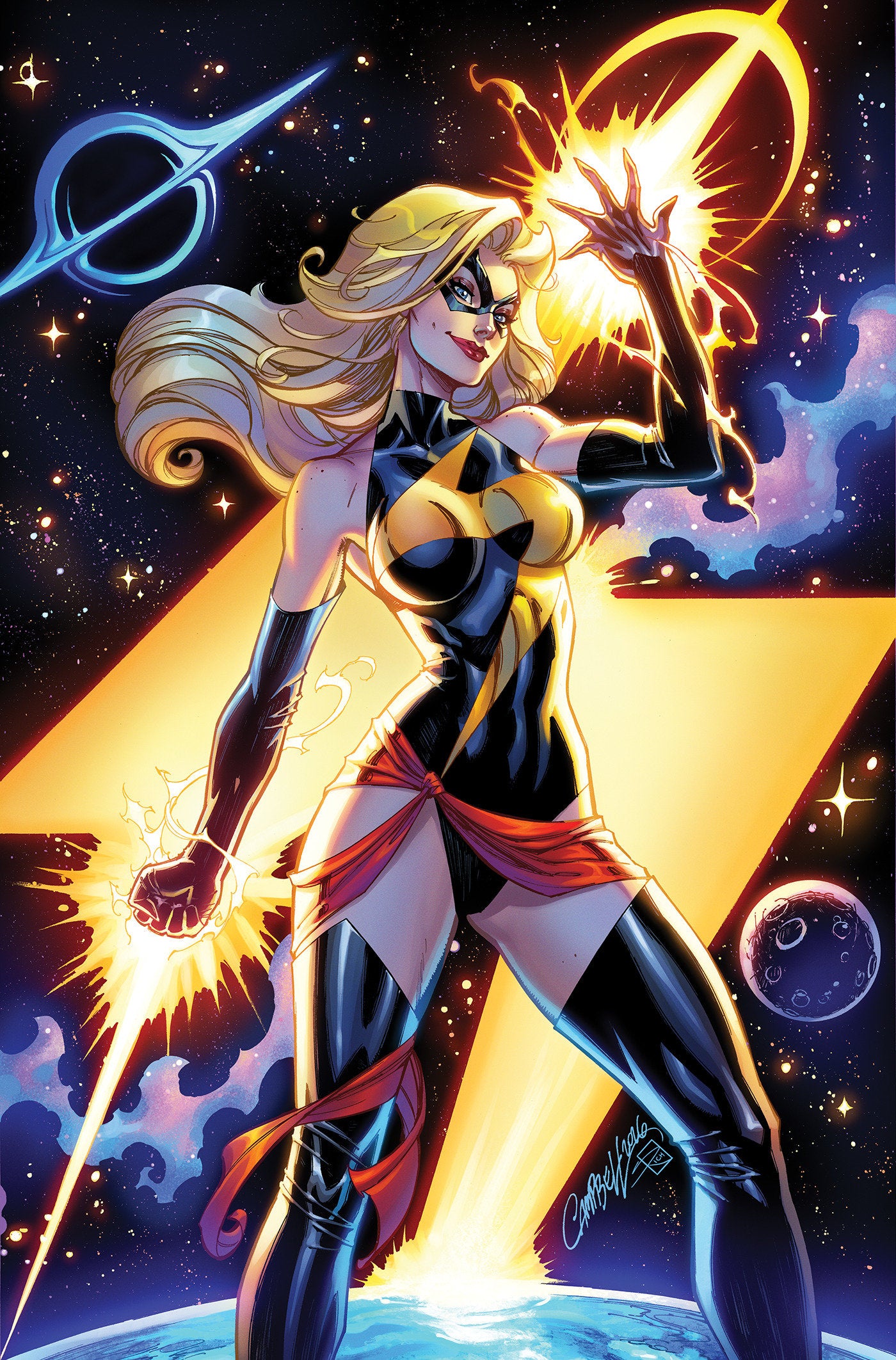 CAPTAIN MARVEL: DARK PAST #1 J. SCOTT CAMPBELL VIRGIN VARIANT