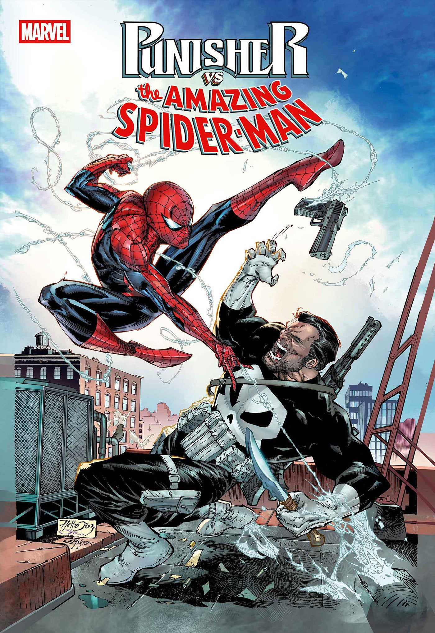PUNISHER VS. SPIDER-MAN #1 NETHO DIAZ VARIANT