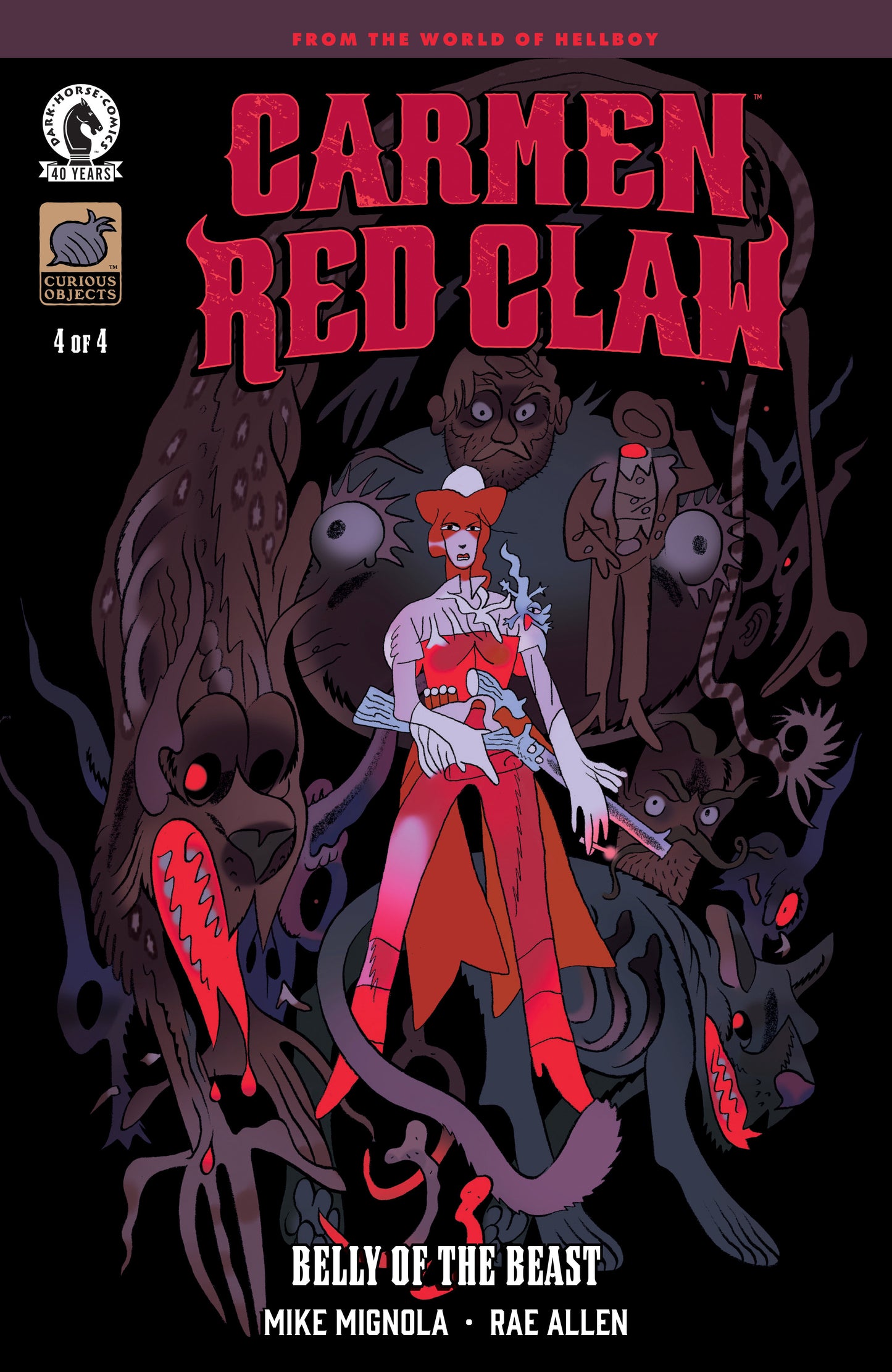 Carmen Red Claw: Belly of the Beast #4 (CVR B) (Benjamin Schipper)