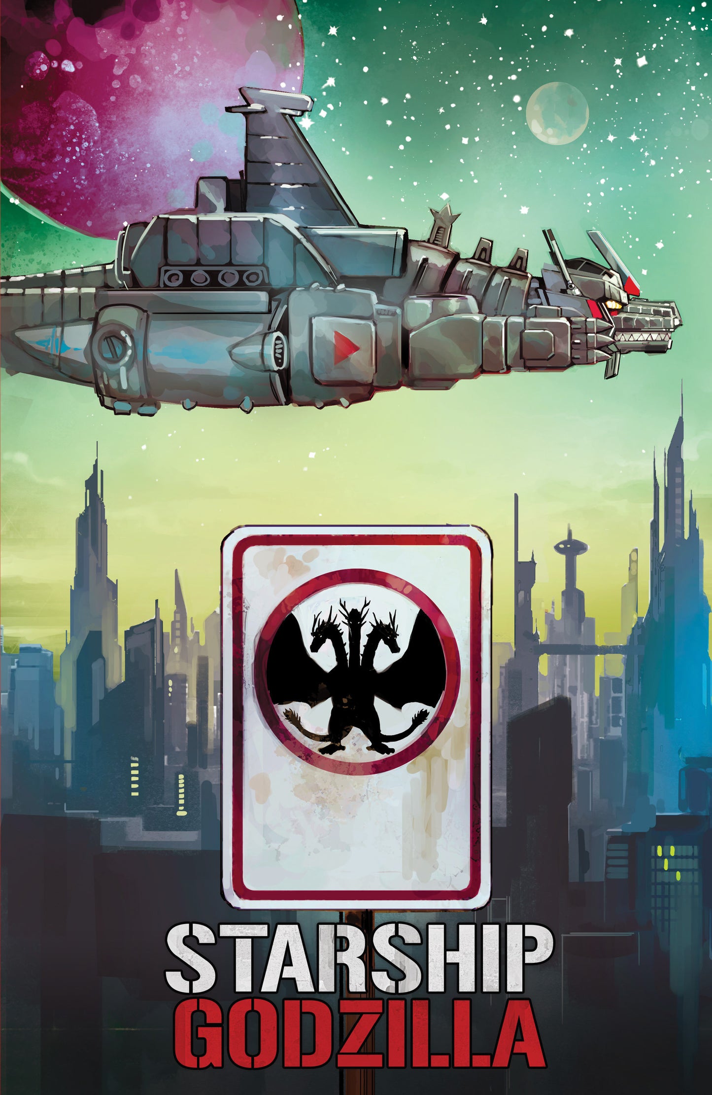 Starship Godzilla [Kai-Sei Era] #4 Variant RI (15) (Reis Movie Homage Cover)