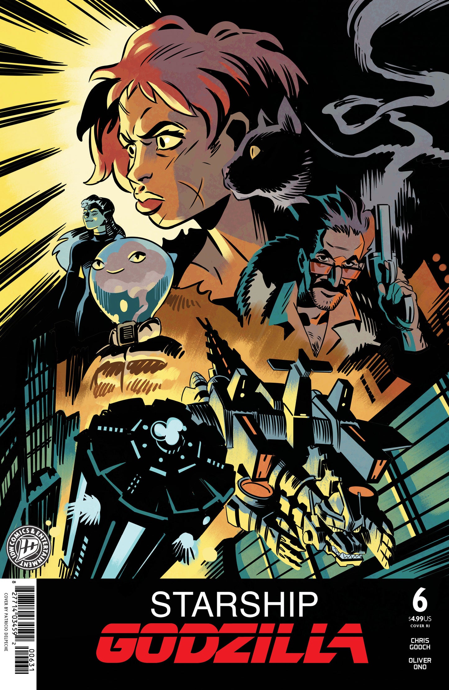 Starship Godzilla [Kai-Sei Era] #6 Variant RI (15) (Delpeche Movie Homage Cover)