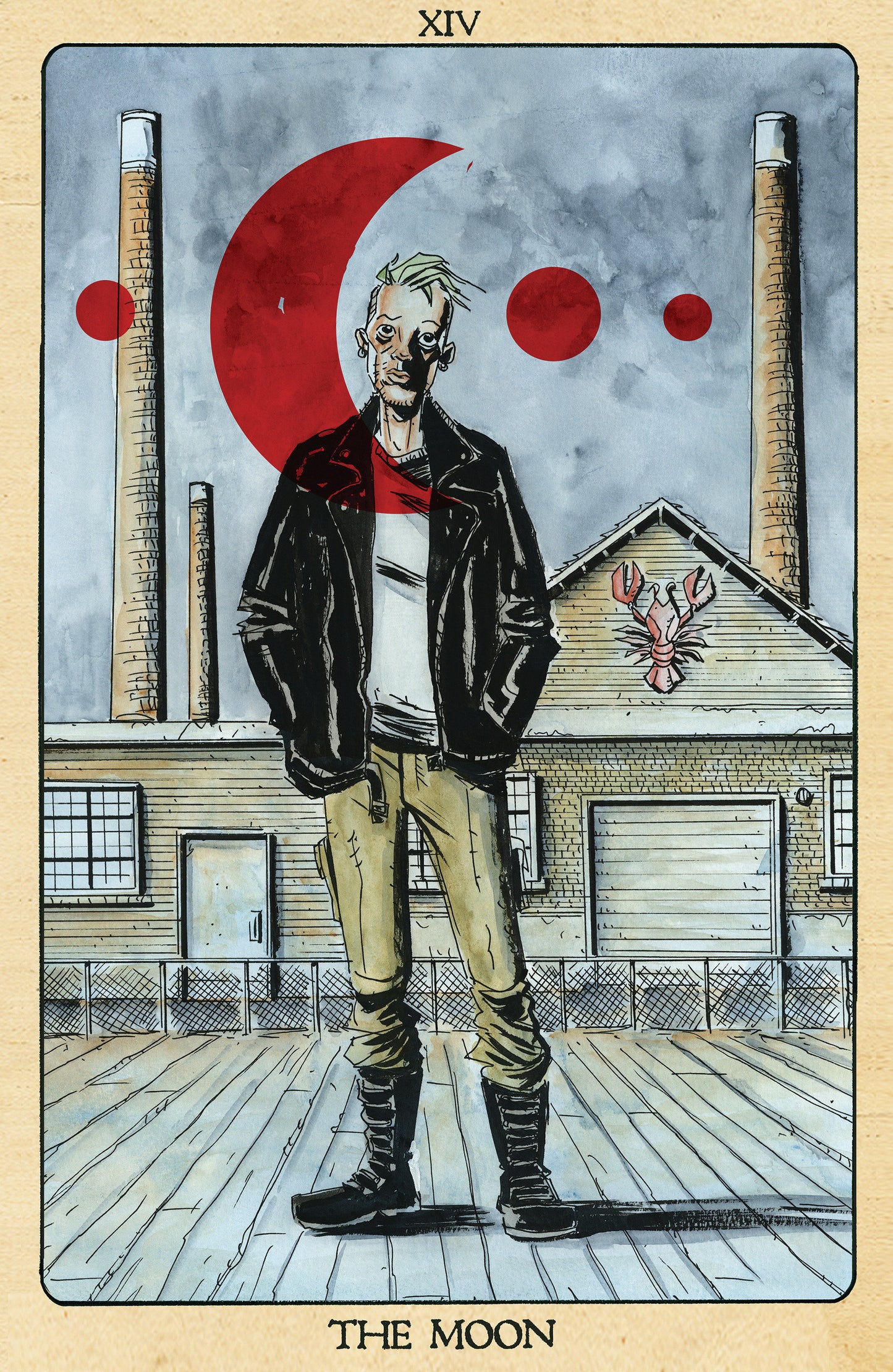 Minor Arcana #14 C 1:10 INCV Tarot Card Variant (Full Art, Lemire)