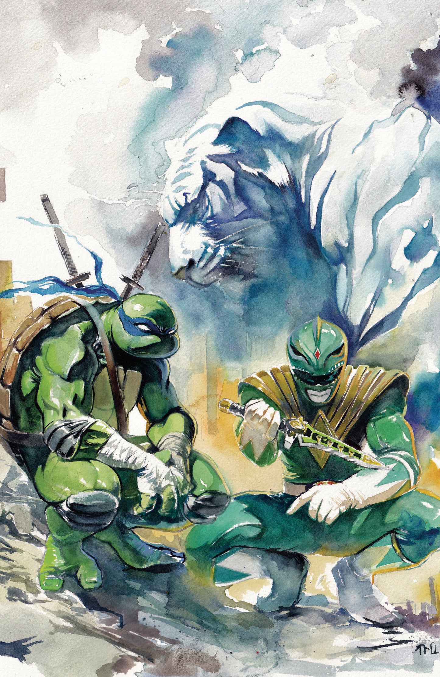 Mighty Morphin Power Rangers/Teenage Mutant Ninja Turtles III #4 I 1:150 INCV (Full Art, Ito)