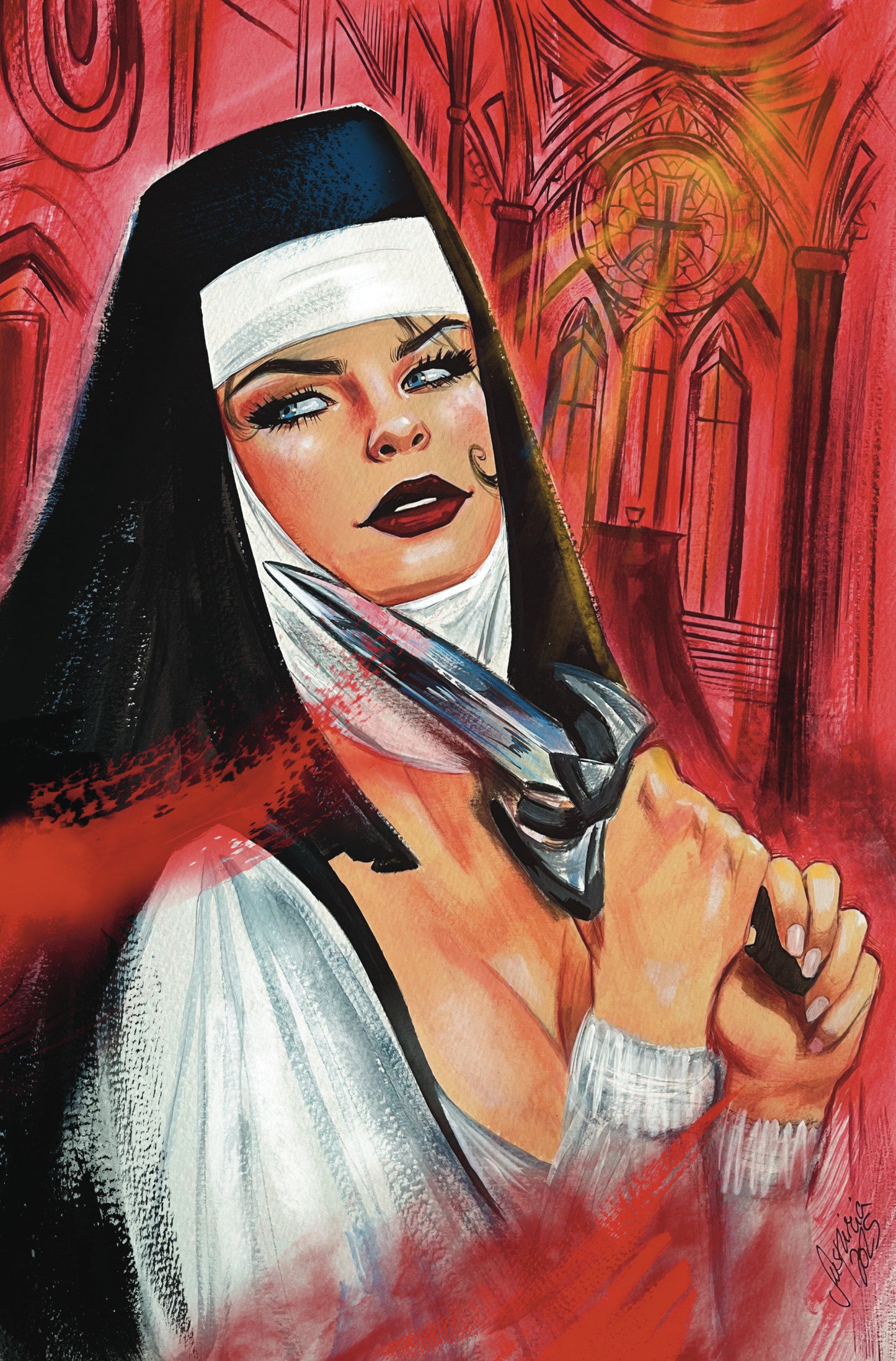 Marian Heretic #1 F 1:25 INCV (Full Art, Vilchez)