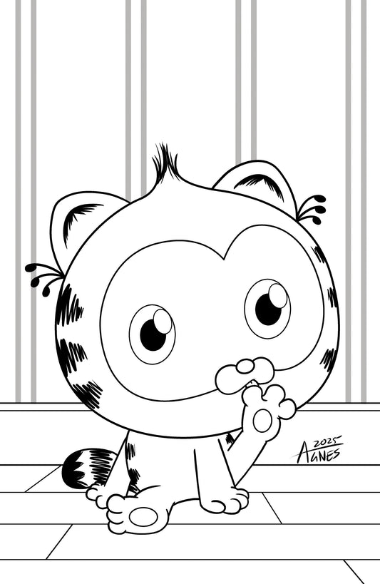 Baby Garfield #1 E 1:10 INCV (Full Art, Garbowska)