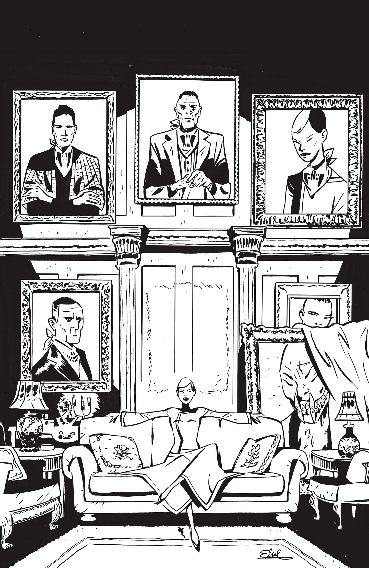 Fall of the House of Slaughter #1 D 1:10 INCV (Full Art, Charretier)