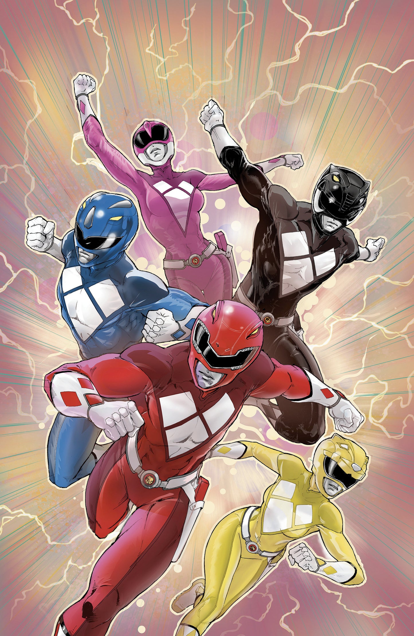 Mighty Morphin Power Rangers (2026) #1 F 1:10 INCV Foil Variant (Full Art, Foil, Griffith)