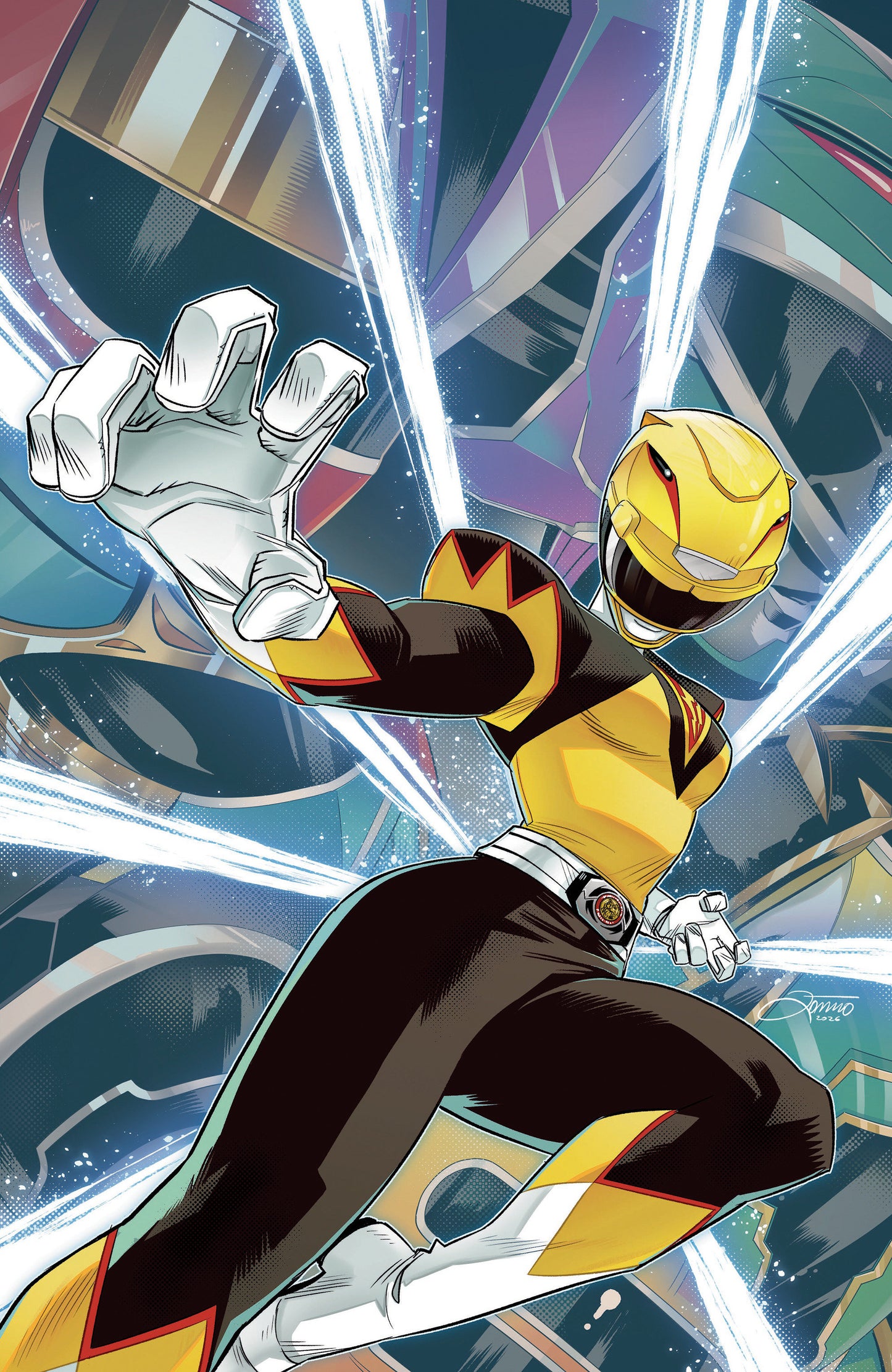 Power Rangers Unlimited #1 E Foil Variant (Full Art, Foil, Zonno)
