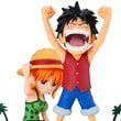 One Piece Luffy and Nami WCF Log Stories Statue