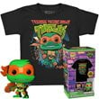 TMNT Michelangelo Black Light Pocket Pop! with Youth T-Shirt