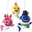 Baby Shark Santa Family Ornament Case of 24