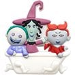 Nightmare Before Christmas Lock, Shock, and Barrel 3D Magnet