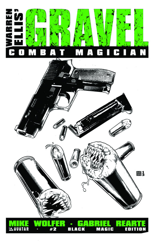 GRAVEL COMBAT MAGICIAN #2 BLACK MAGIC RETAILER ORDER INCV (N
