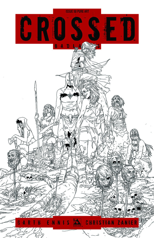 CROSSED BADLANDS #50 PURE ART ORDER INCV CVR (NET) (O/A) (MR