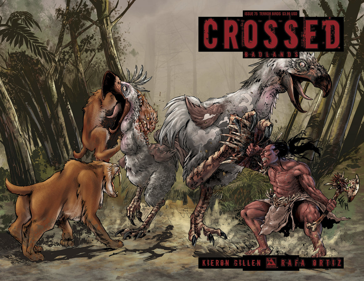 CROSSED BADLANDS #75 TERROR BIRDS CVR (O/A) (MR)