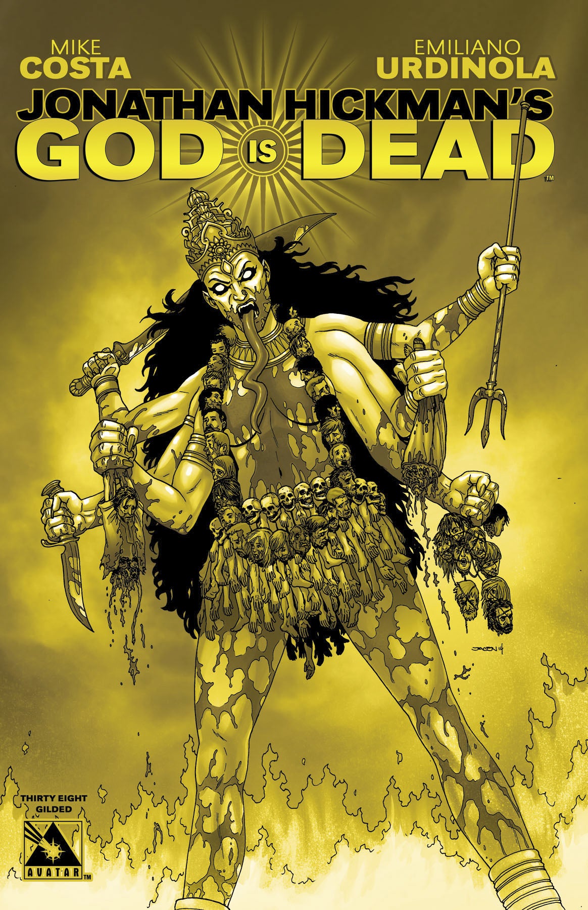 GOD IS DEAD #38 GILDED RETAILER ORD INCV CVR (NET) (O/A) (MR