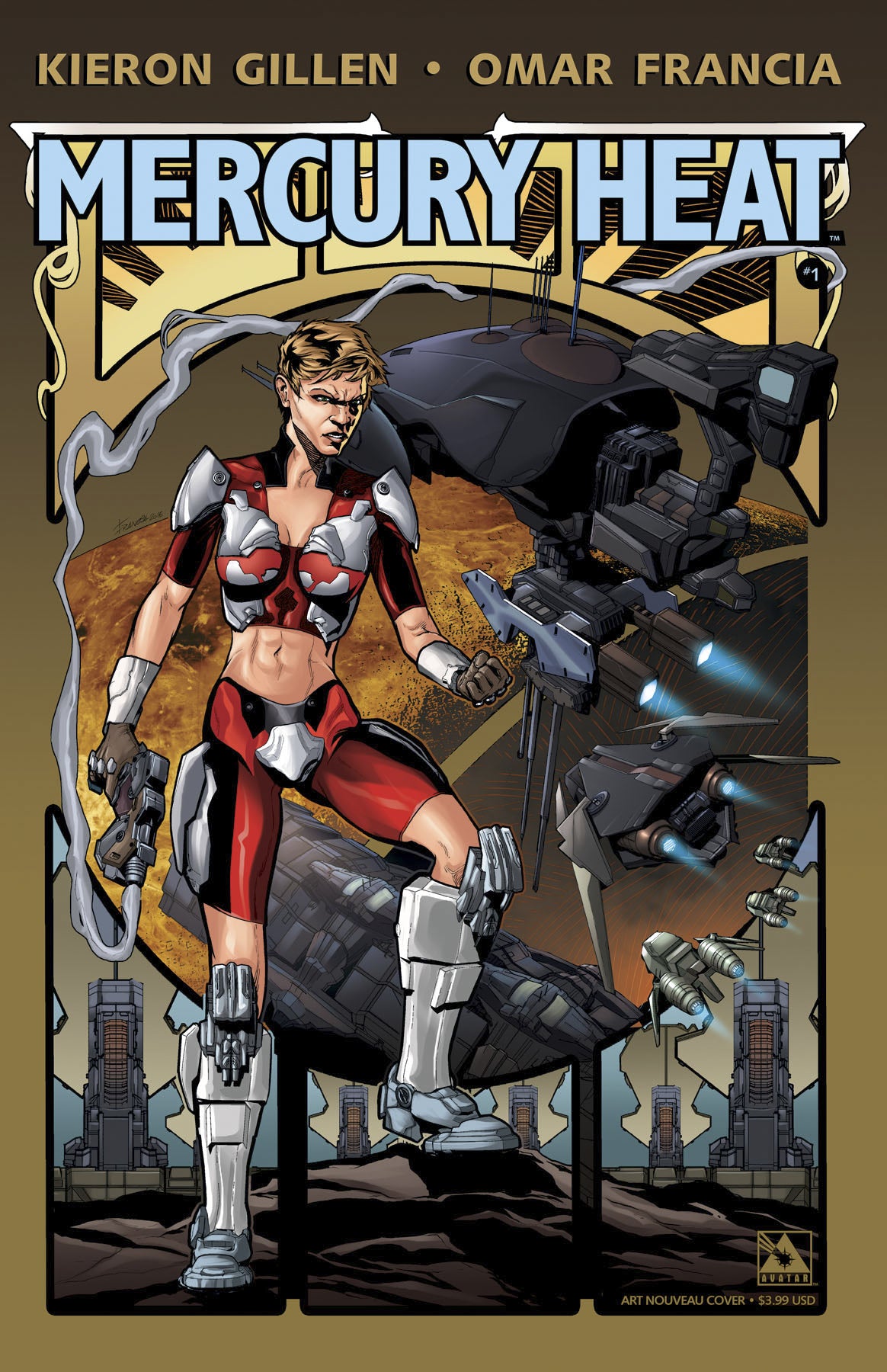 MERCURY HEAT #1 ART NOUVEAU CVR (O/A) (MR)