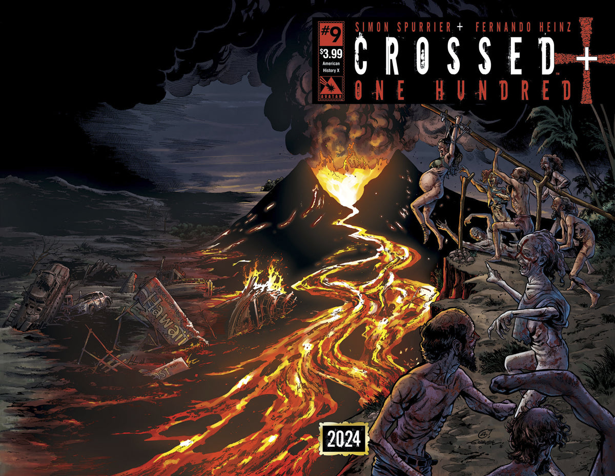 CROSSED PLUS 100 #9 AMERICAN HISTORY X WRAP CVR (O/A) (MR)