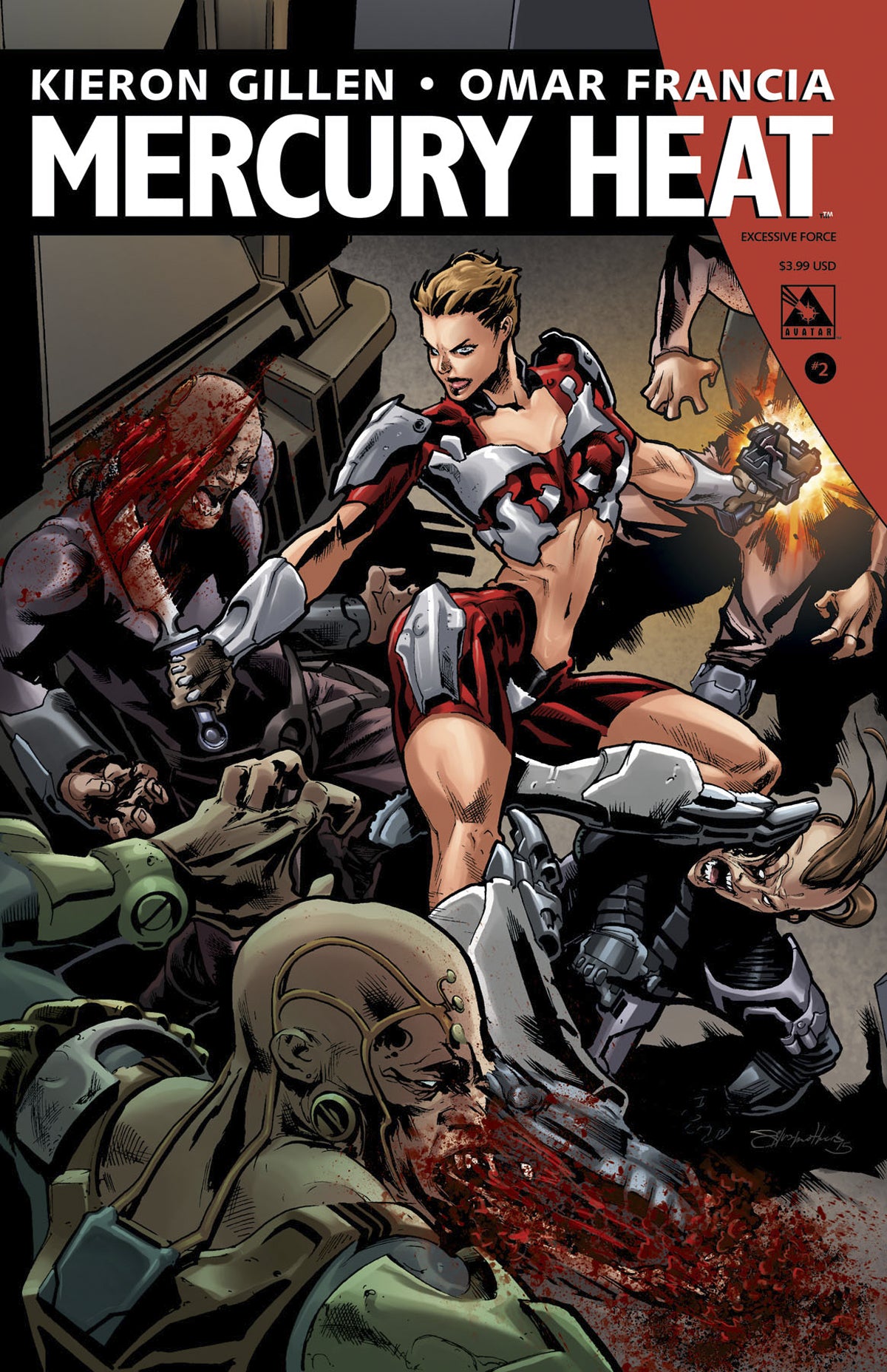 MERCURY HEAT #2 EXCESSIVE FORCE CVR (O/A) (MR)