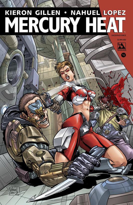MERCURY HEAT #4 EXCESSIVE FORCE CVR (O/A) (MR)