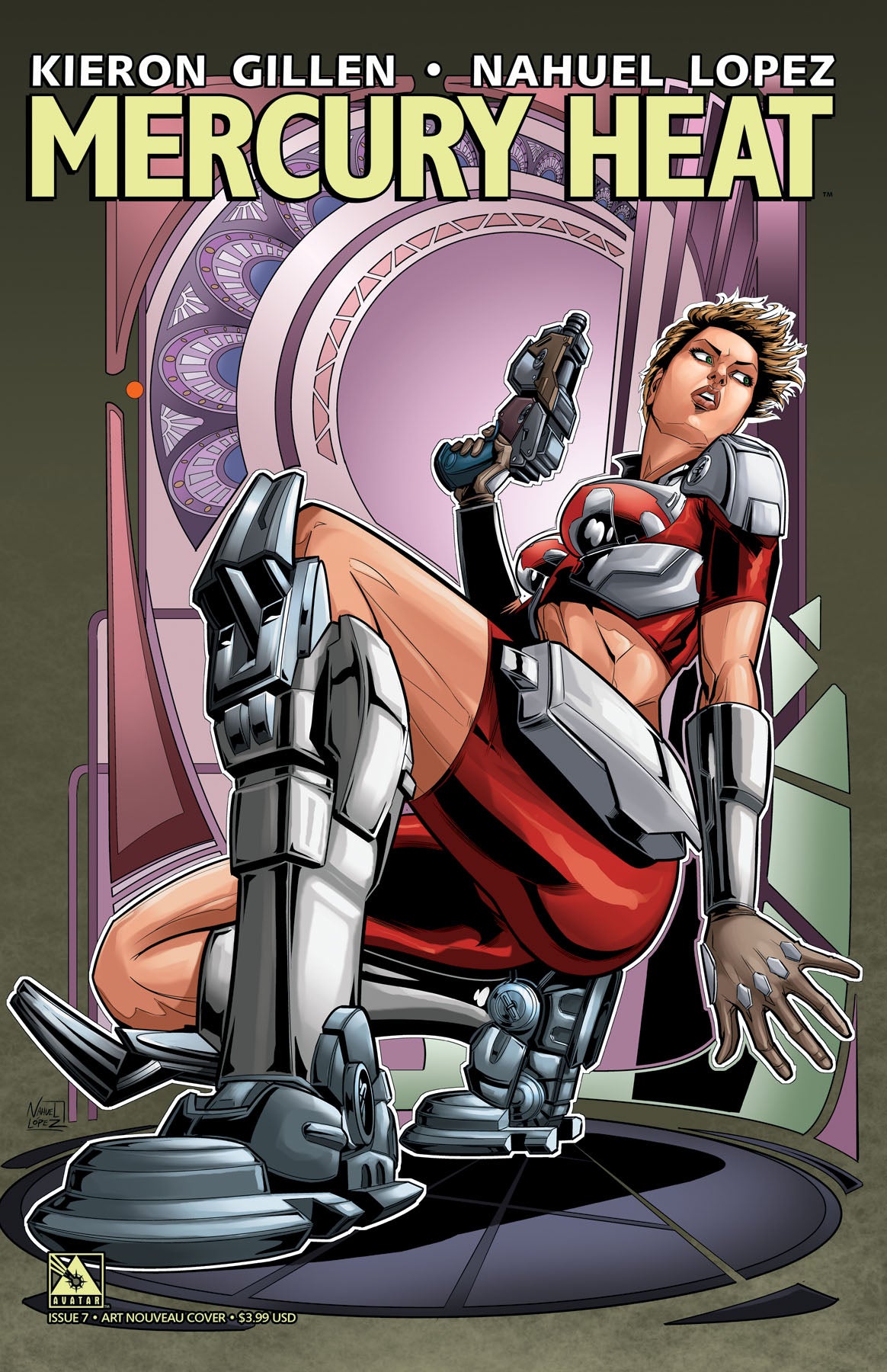 MERCURY HEAT #7 ART NOUVEAU CVR (O/A) (MR)