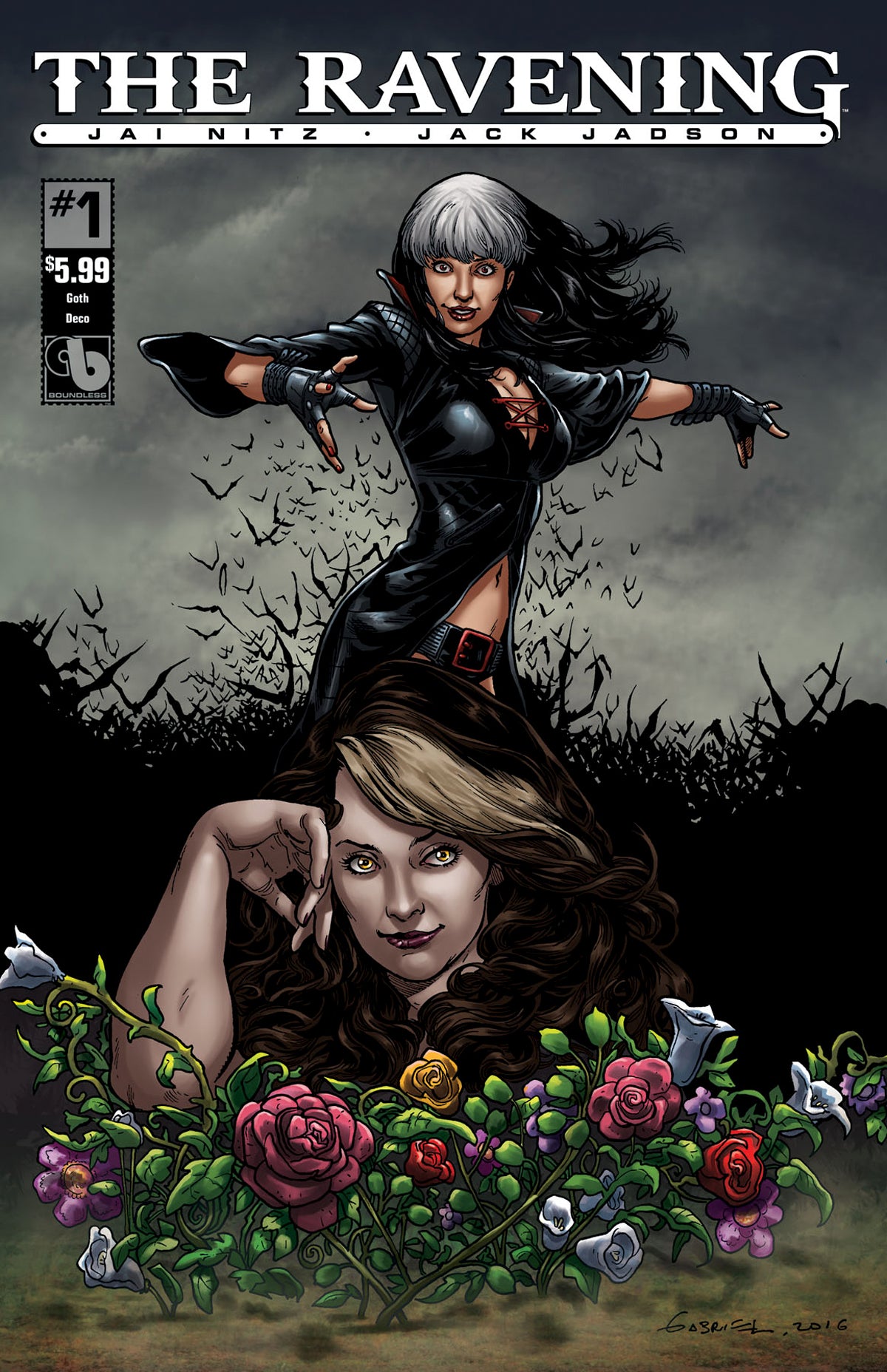 RAVENING #1 (OF 4) GOTH DECO CVR (O/A) (MR)
