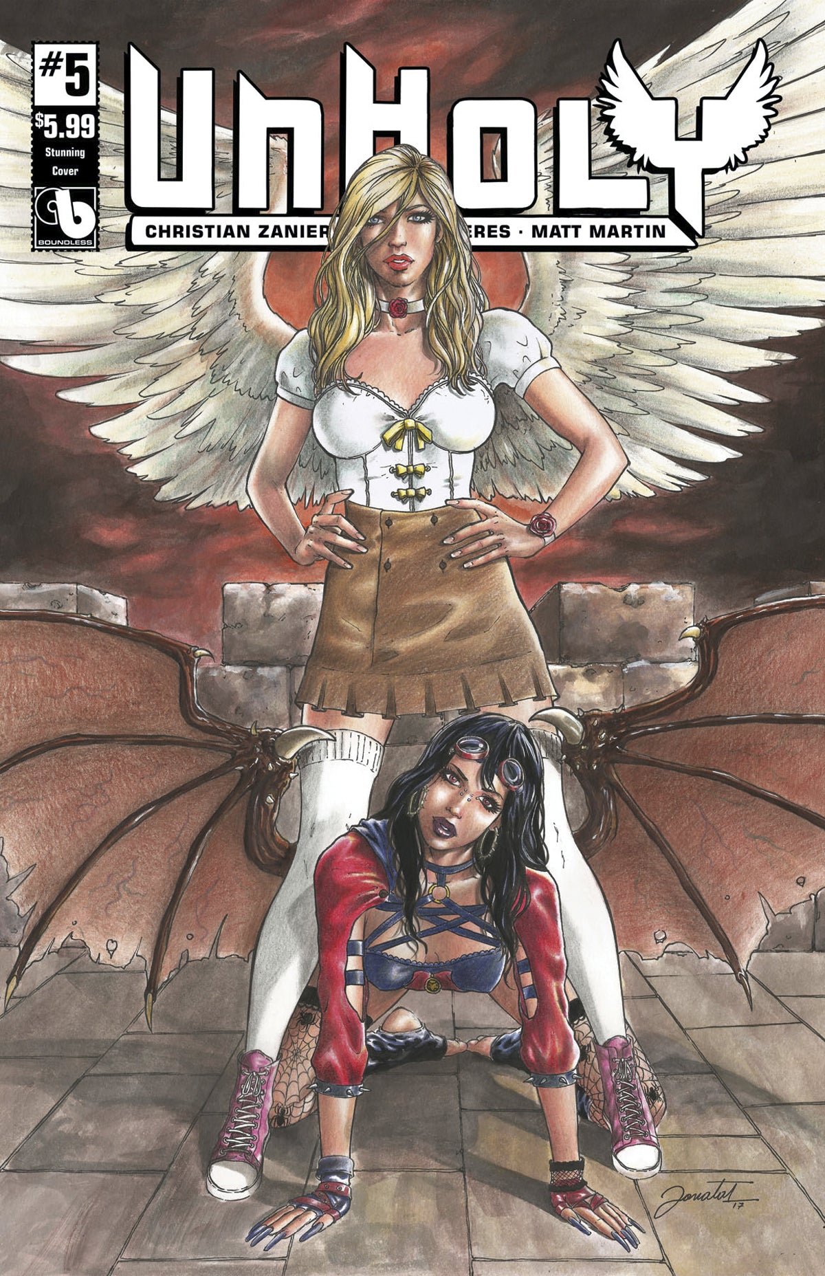 UNHOLY #5 STUNNING CVR (O/A) (MR)