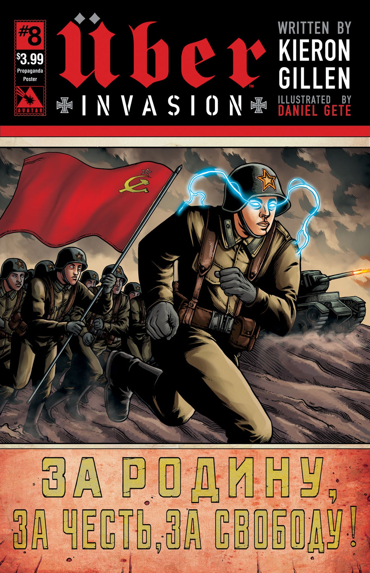 UBER INVASION #8 PROPAGANDA POSTER CVR (O/A) (MR)