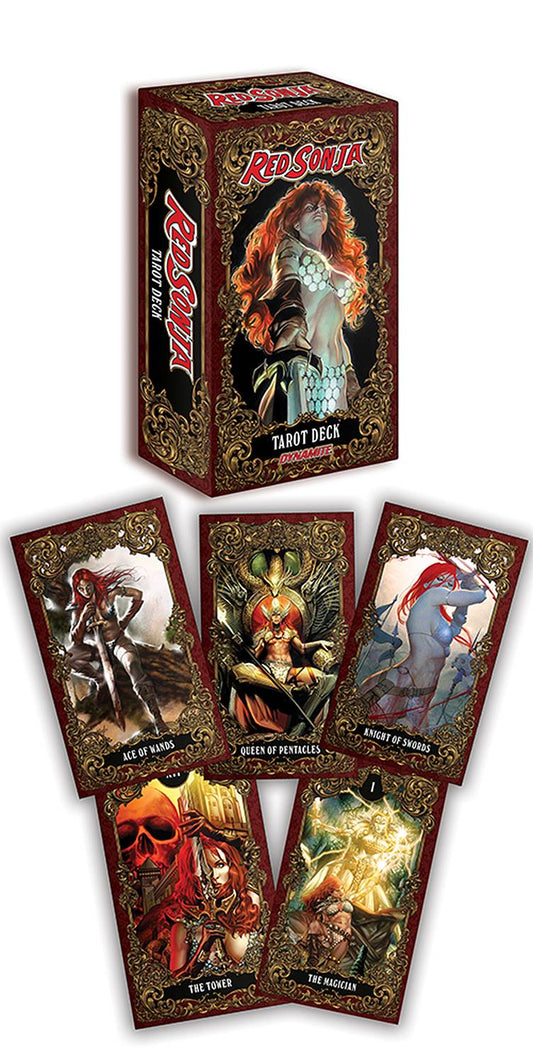 RED SONJA TAROT CARD  (C: 0-1-2)