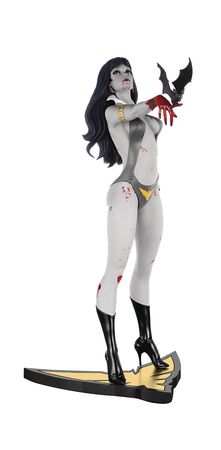 VAMPIRELLA JOSE GONZALEZ STATUE CRIMSON BLOOD B&W (C: 0-1-2)