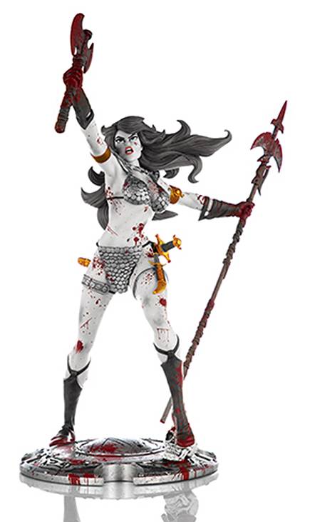 RED SONJA 45TH ANNIVERSARY STATUE B&W BERZERKER (C: 0-1-2)