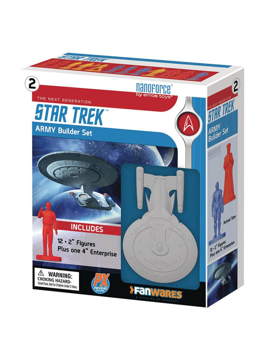 NANOFORCE STAR TREK TNG PX ARMY BUILDER FIGURE BOXED  (C: