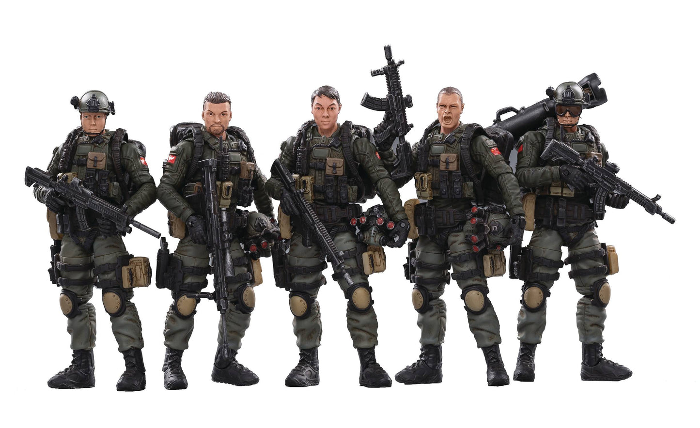 JOY TOY PLA ARMY ANTI-TERRORISM UNIT 1/18 FIGURE 5PK (NET) (