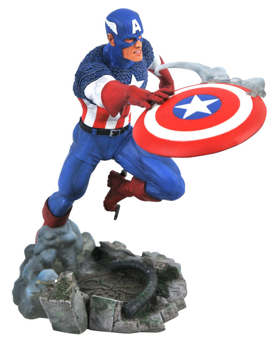 MARVEL GALLERY COMIC CAPTAIN AMERICA PVC STATUE (C: 1-1-2)