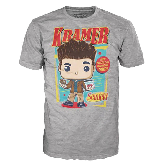 POP TEES SEINFELD KRAMER PRETZEL AD T/S XS (C: 1-1-0)