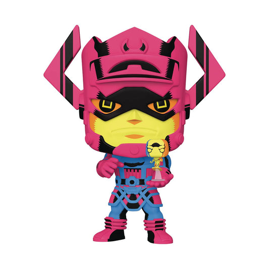 POP JUMBO MARVEL GALACTUS W/SURFER PX BLK LT 10IN FIG (C: 1-