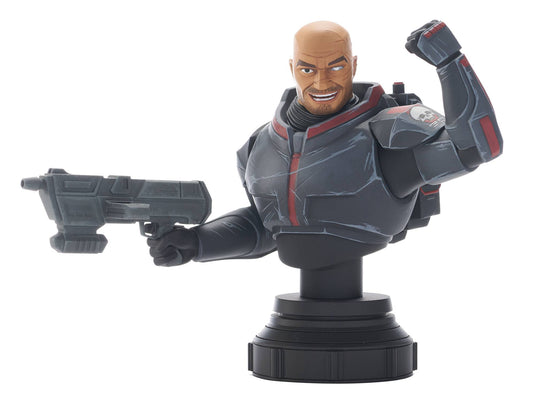 STAR WARS CLONE WARS WRECKER ANIMATED BUST (O/A) (C: 1-1-2)