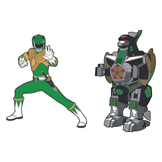 POWER RANGERS GREEN RANGER X DRAGONZORD PIN SET (C: 1-1-2)