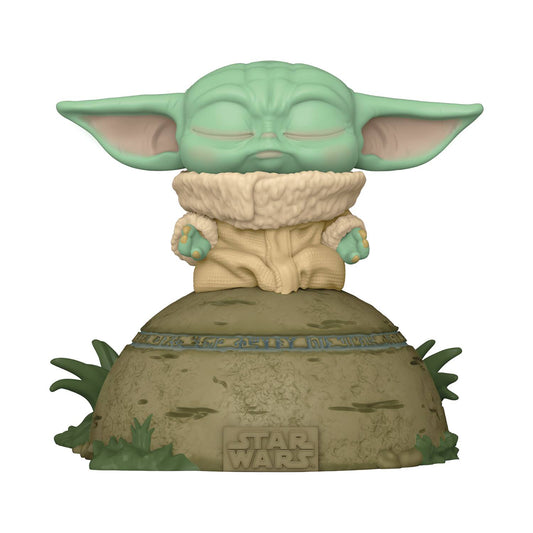 POP DELUXE MANDALORIAN THE CHILD USING THE FORCE SFX VIN FIG