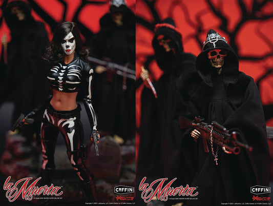 LA MUERTA & DARK REAPER SUPER DELUXE 1/6TH AF 3PC SET (NET)