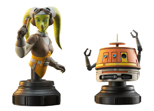 STAR WARS REBELS HERA AND CHOPPER BUST (O/A) (C: 1-1-1)