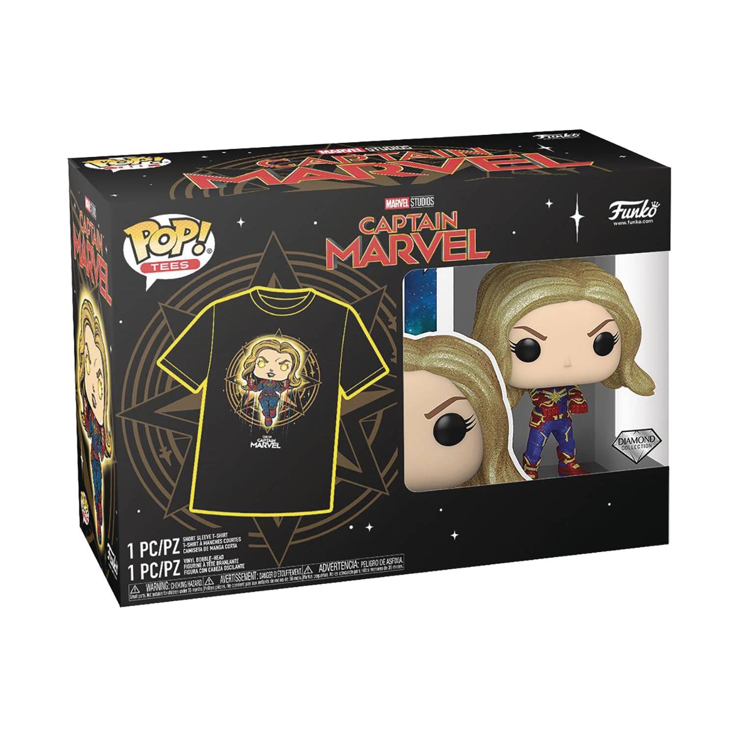 POP & TEE CAPTAIN MARVEL VIN FIG T/S 2XL (C: 1-1-2)