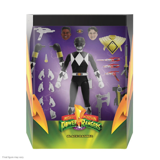 POWER RANGERS ULTIMATES W3 BLACK RANGER AF (NET) (C: 1-1-2)