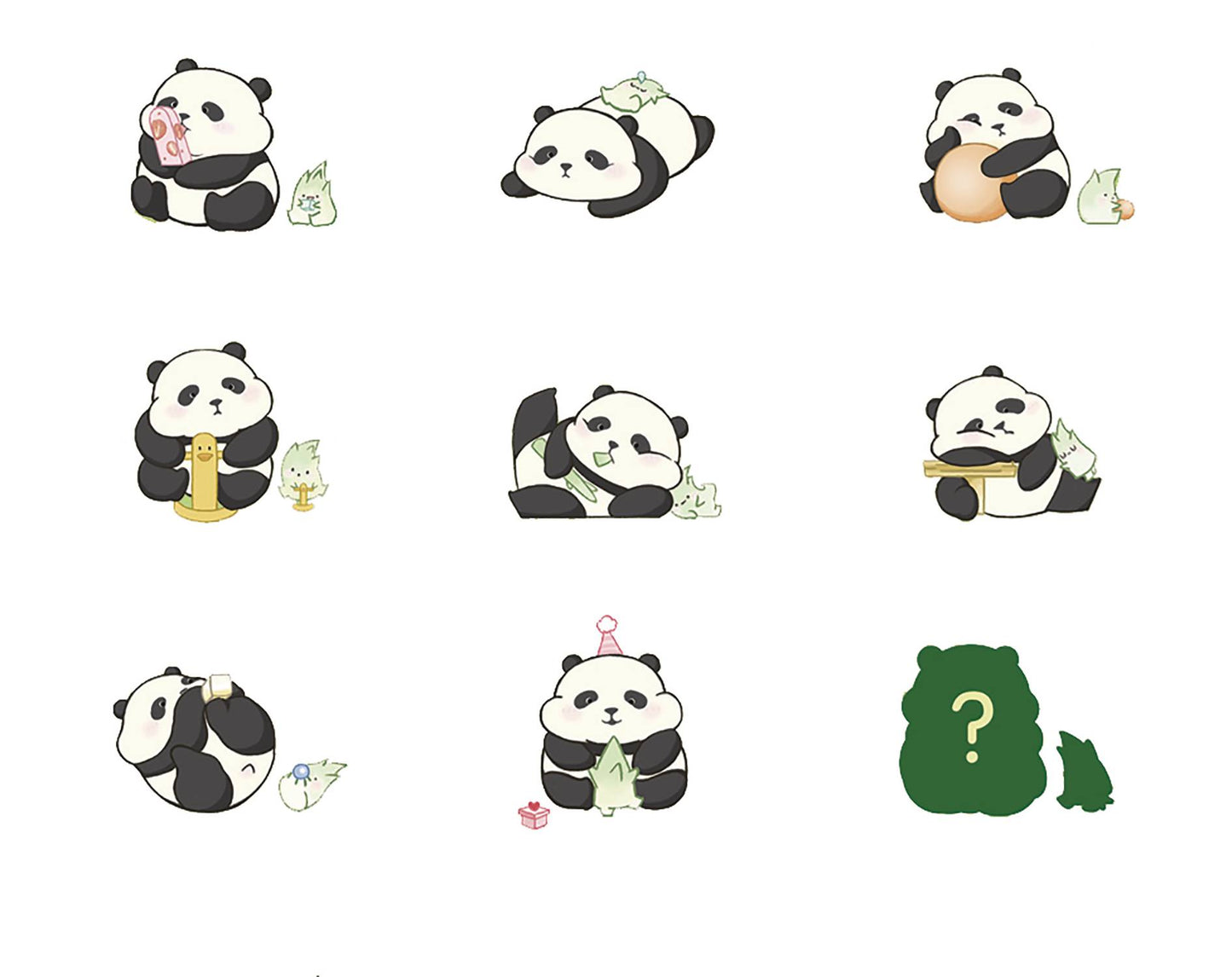WANG DENGDENG & BAN BUBU 8 FIG BMB DS (NET) (C: 1-1-2)