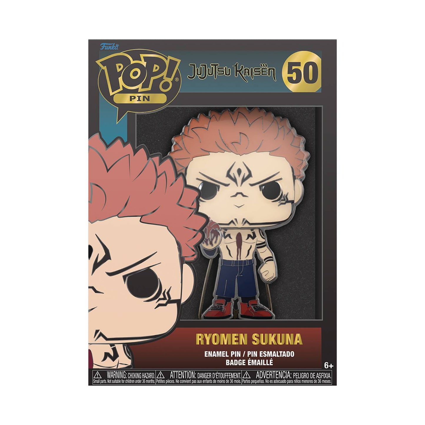 FUNKO LF POP SIZED PIN JUJUTSU KAISEN SAKUNA PIN (C: 1-1-2)