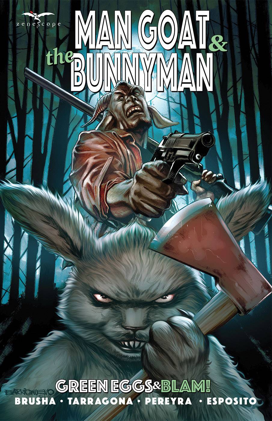 MAN GOAT AND BUNNYMAN GREEN EGGS & BLAM TP (RES) (MR) (C: 0-