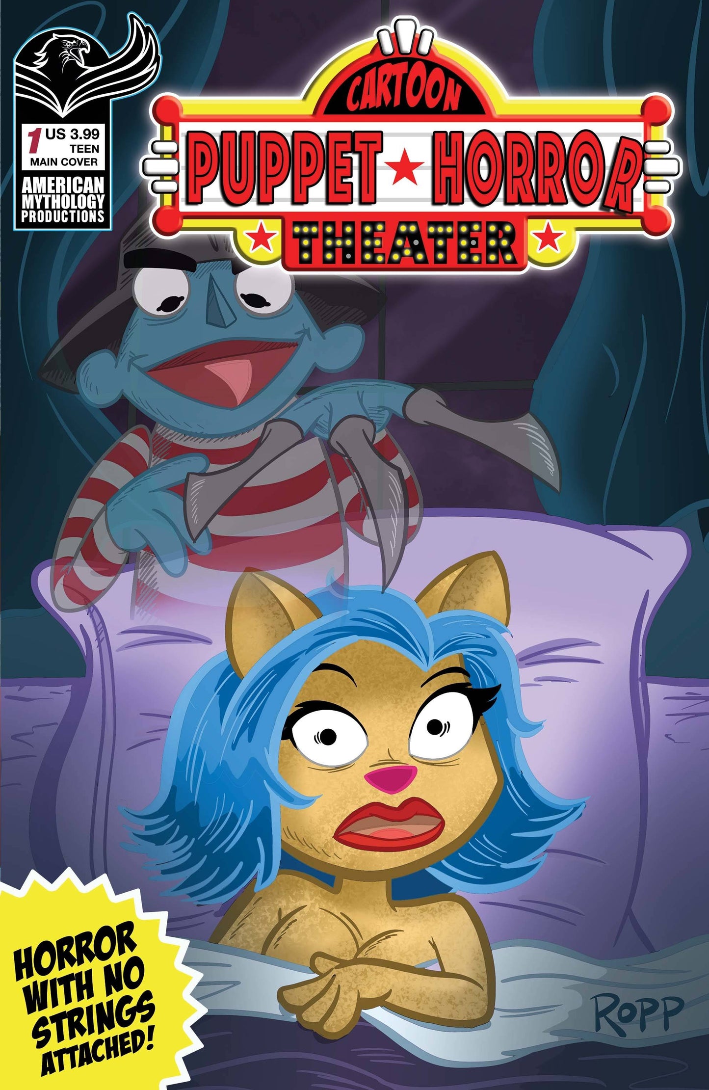 CARTOON PUPPET HORROR THEATER #1 CVR A MAIN ROPP (O/A)