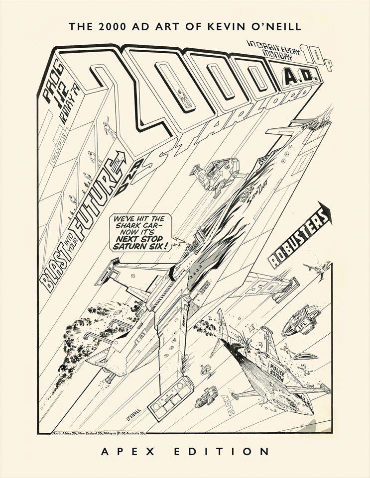 2000 AD ART OF KEVIN ONEILL APEX ED HC (O/A)